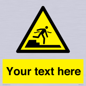 Custom warning Submerged step or steps